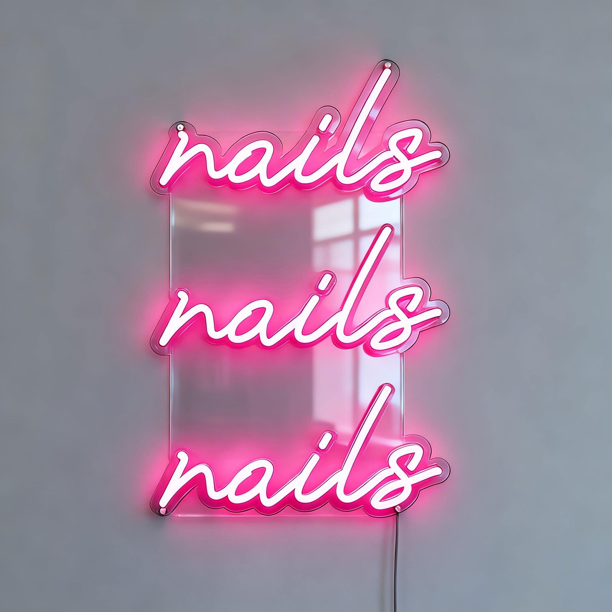 Nails Neon Sign