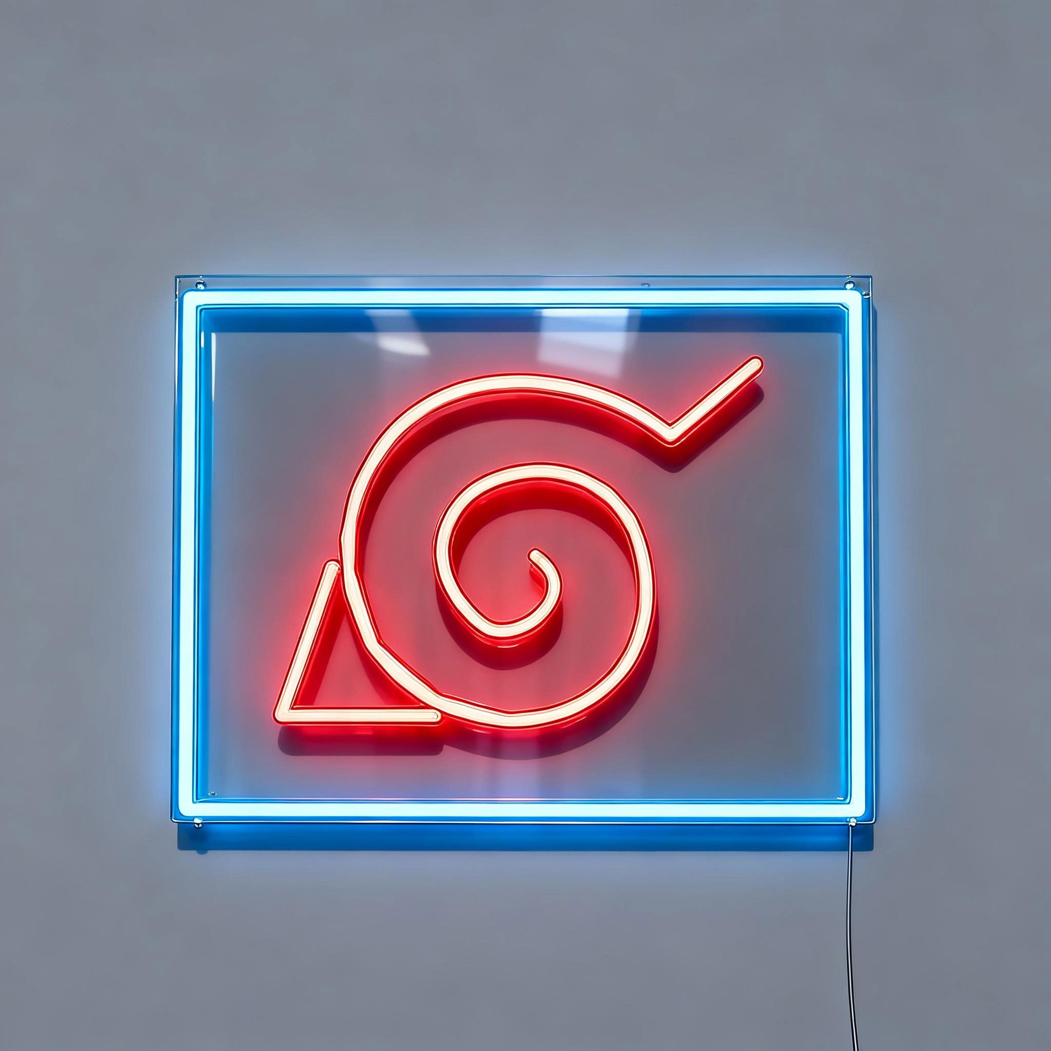 Naruto Neon Sign Konoha