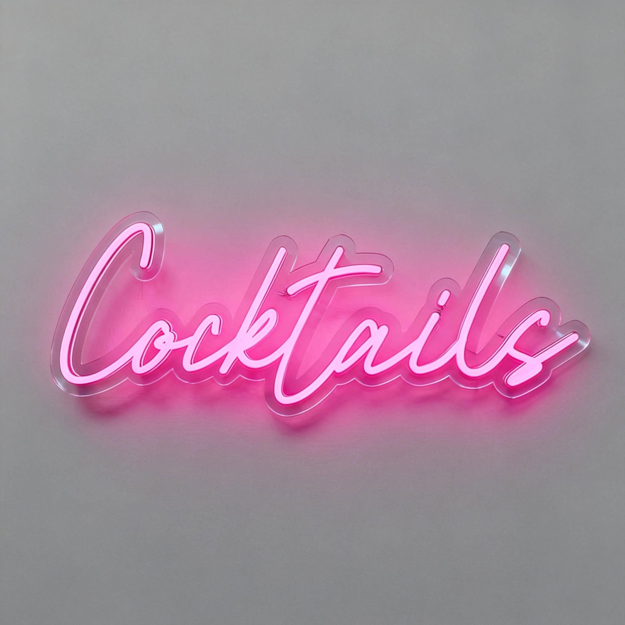 Neon Cocktail Sign