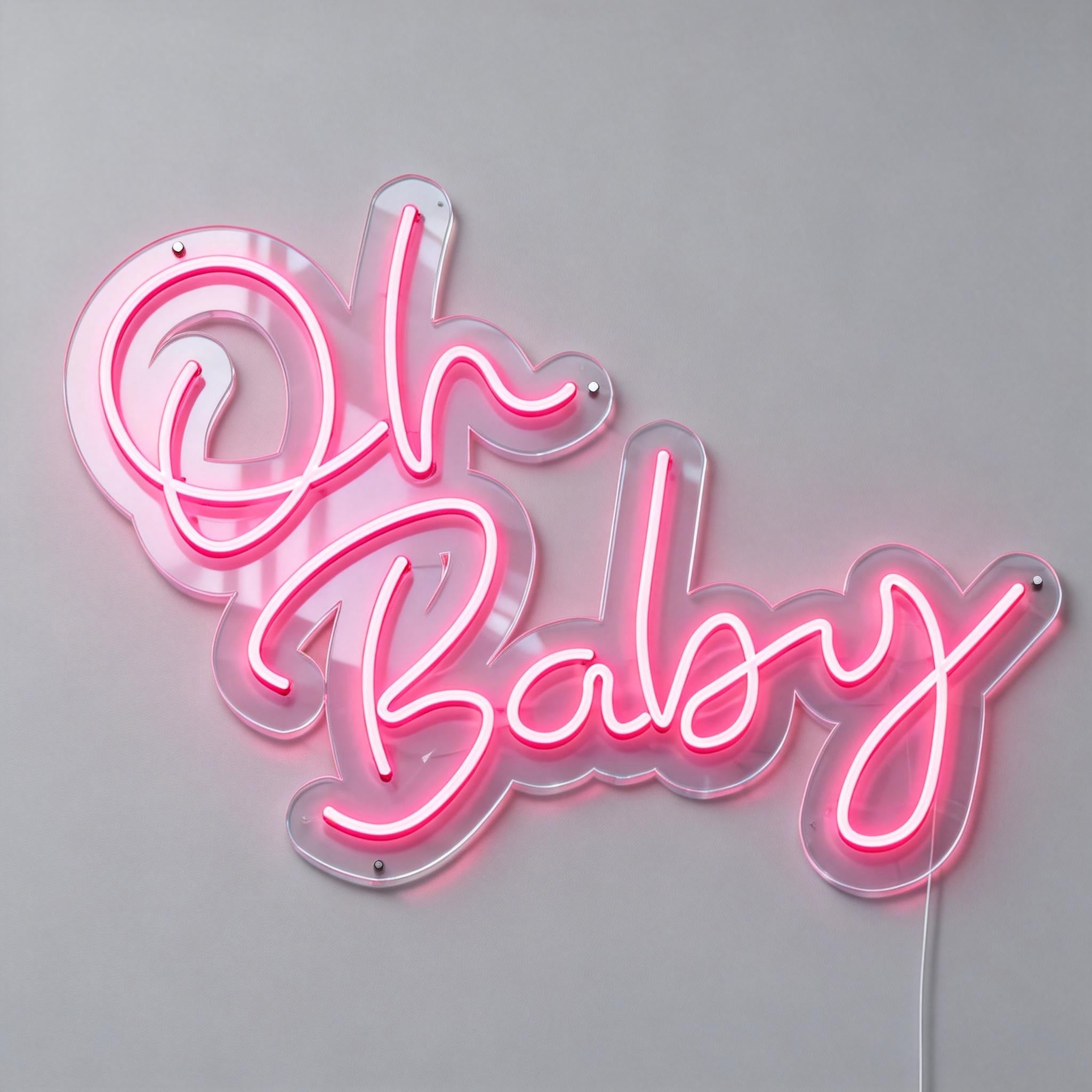 Oh Baby Neon Sign