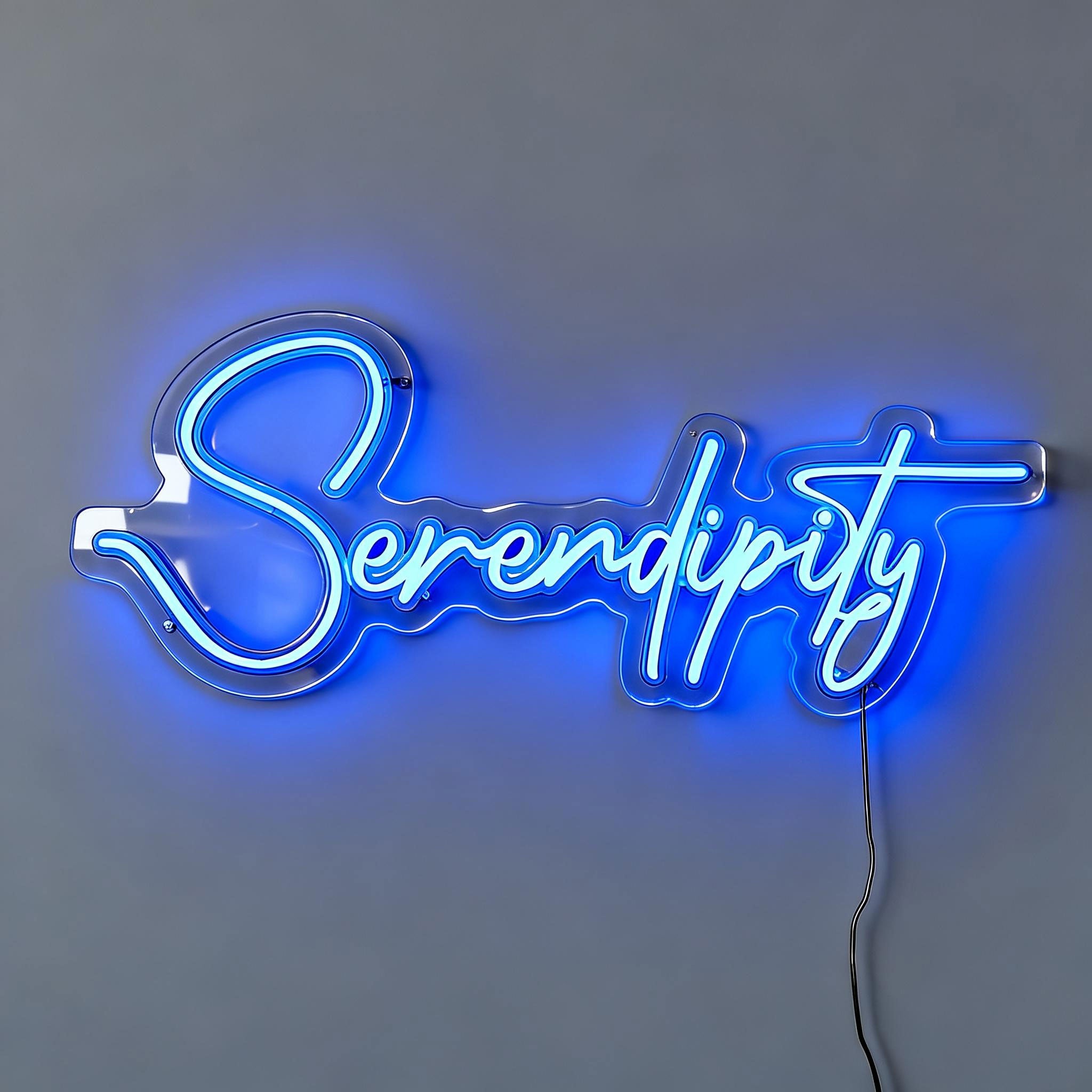 Serendipity neon sign