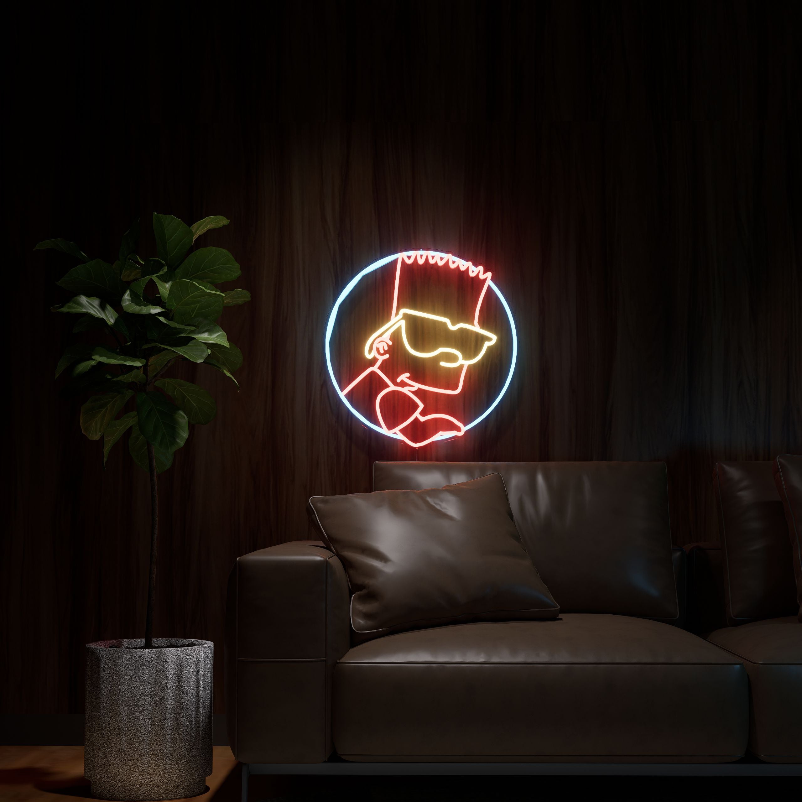 the-simpsons-3-Neon-sign-Lite