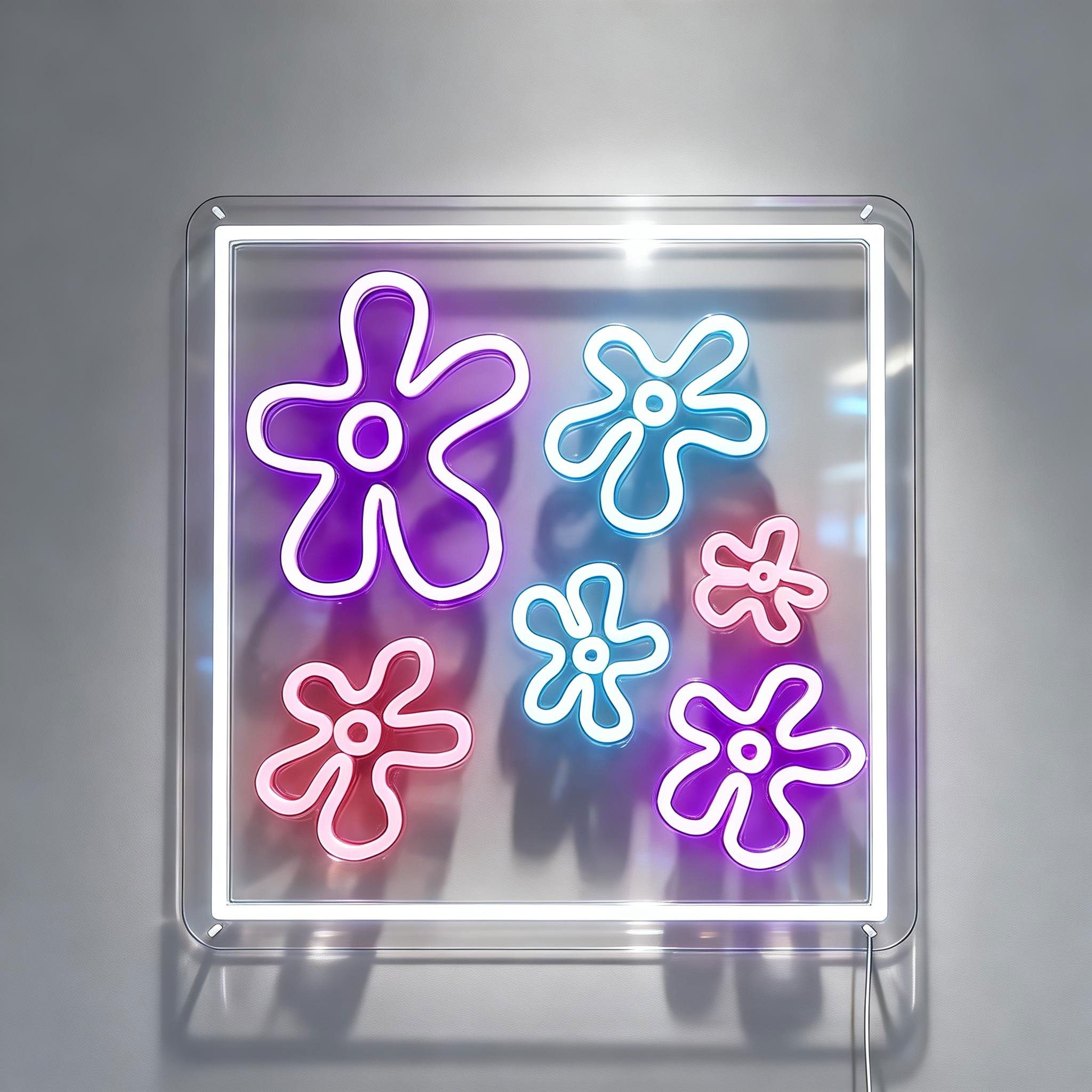 Tulips flower neon sign