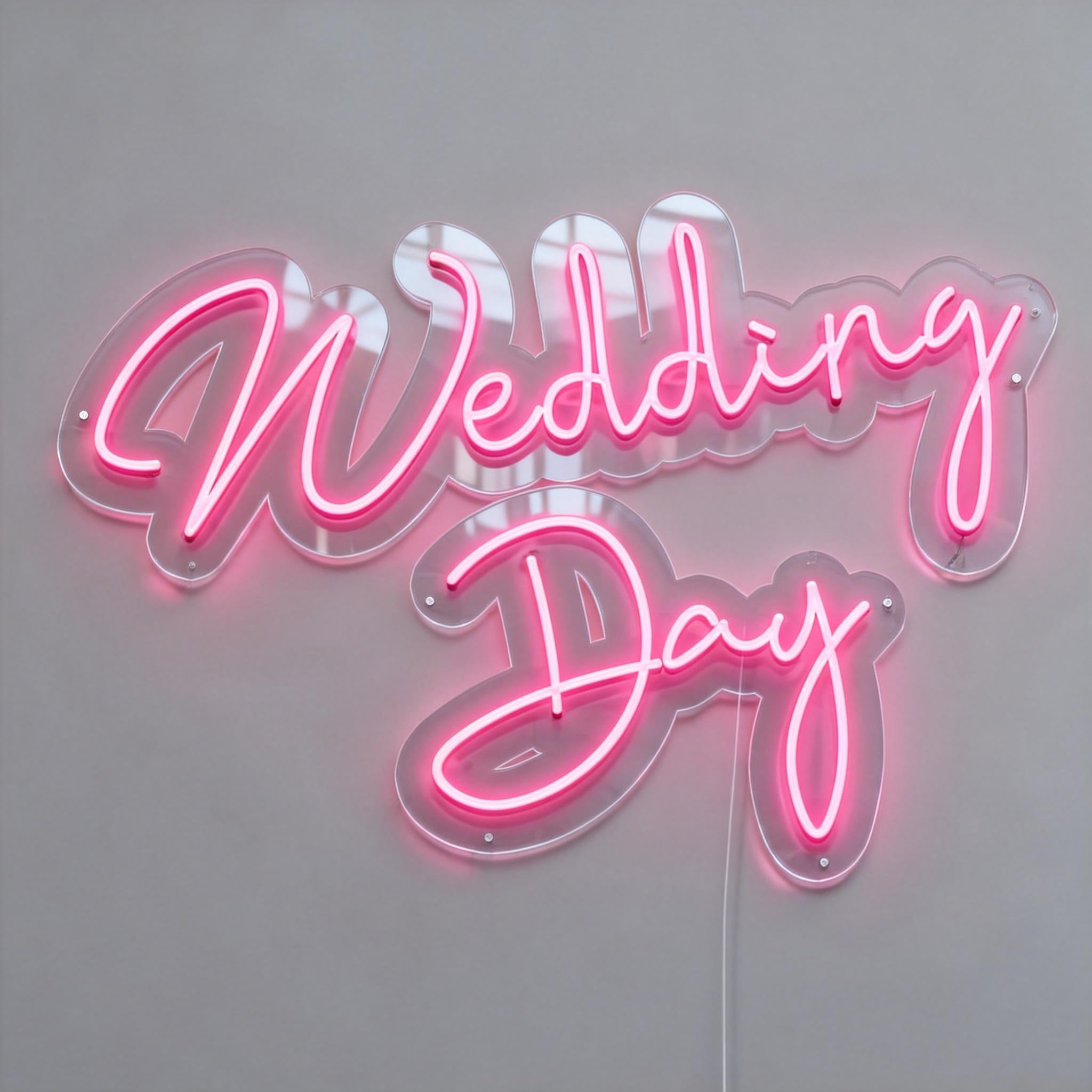 Wedding Day Neon Sign