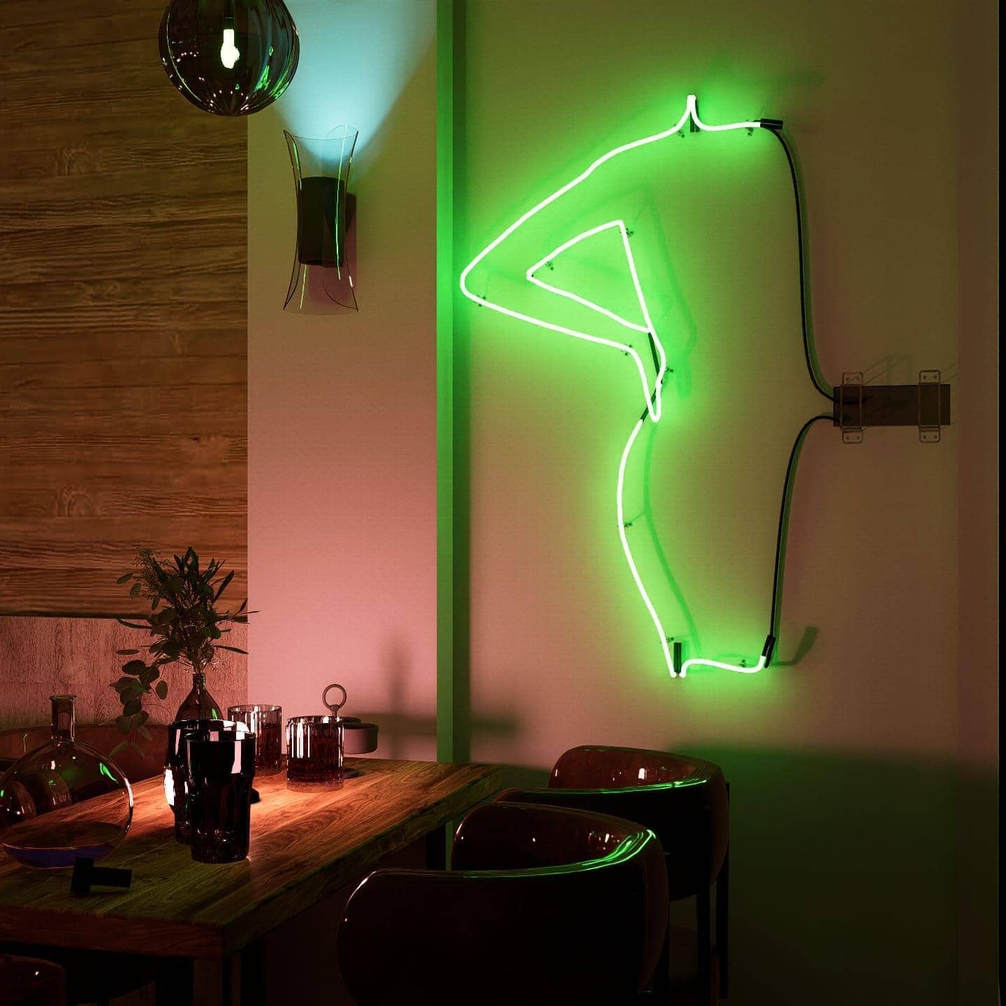 custom-neon-sign-moder-nismart-istseries-Pcassoday-ForestGreen