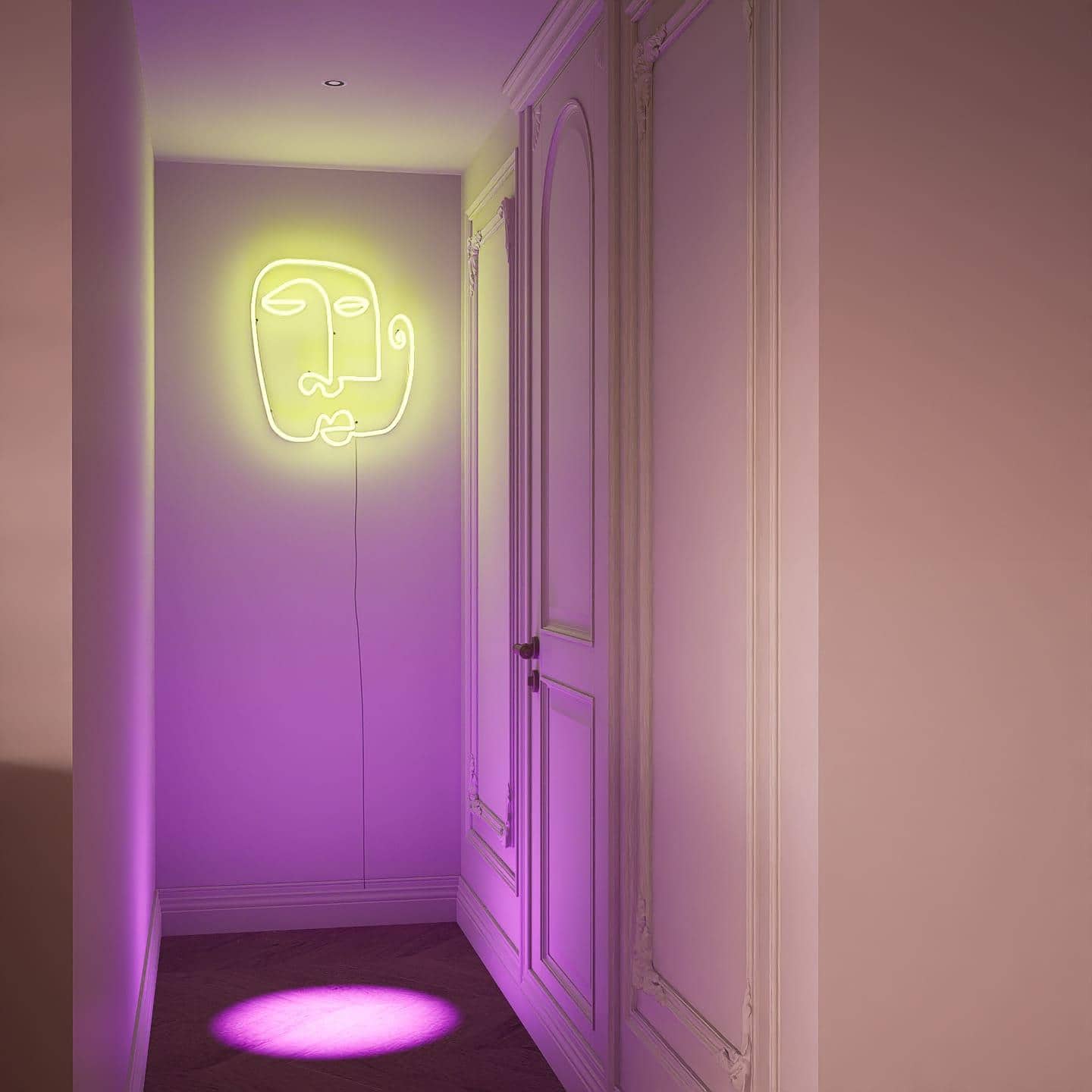 custom-neon-sign-moder-nismart-istseries-Pcassoday-Golden