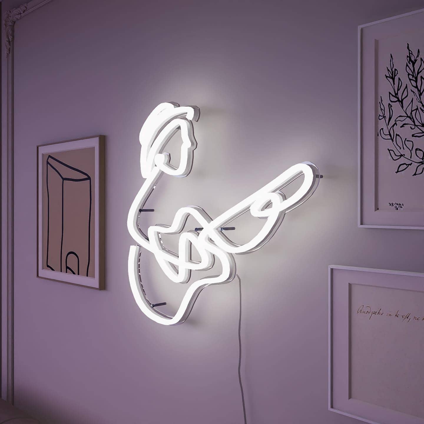 ccustom-neon-sign-moder-nismar-tistseries-Pcasso-Fuchsia- White