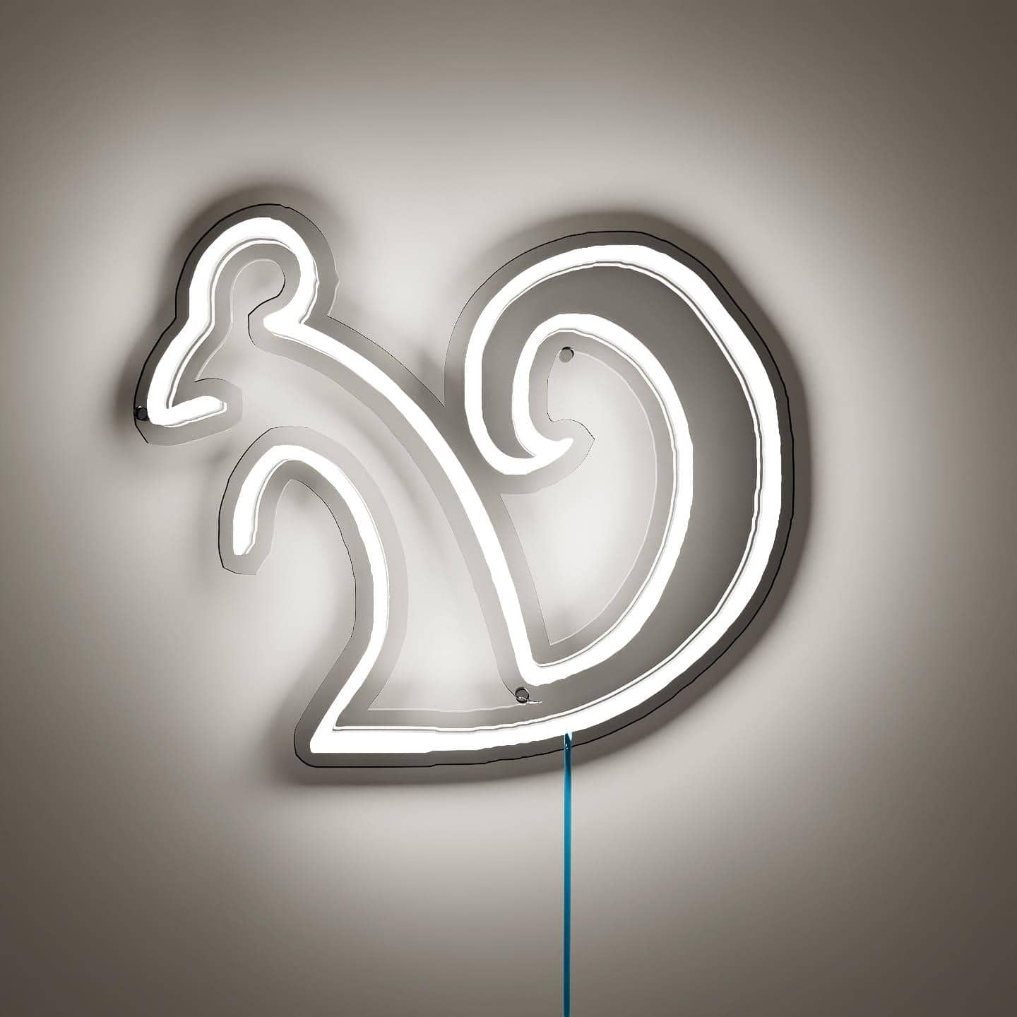 Kids Neon Sign with white squirrel