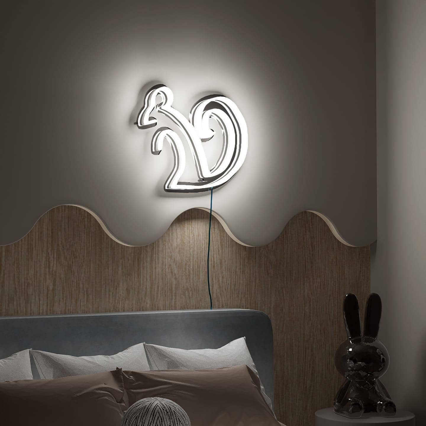 Playful squirrel Kids Neon Sign