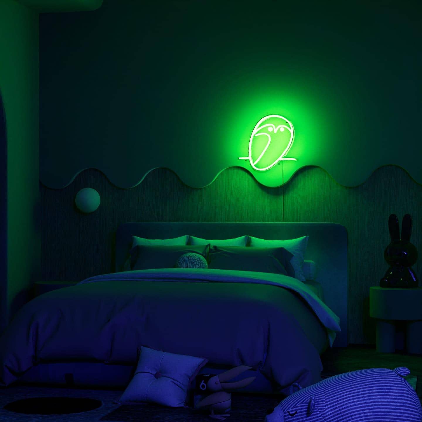 picasso-sketch-owl-essence-green