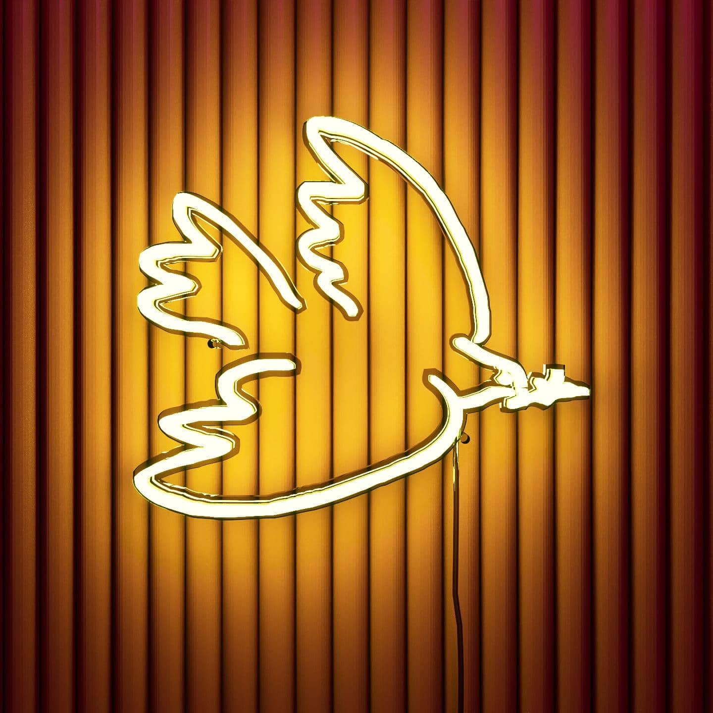 Abstract Neon Sign | Picasso sketch Peaceful Pigeon - NeonsignLife