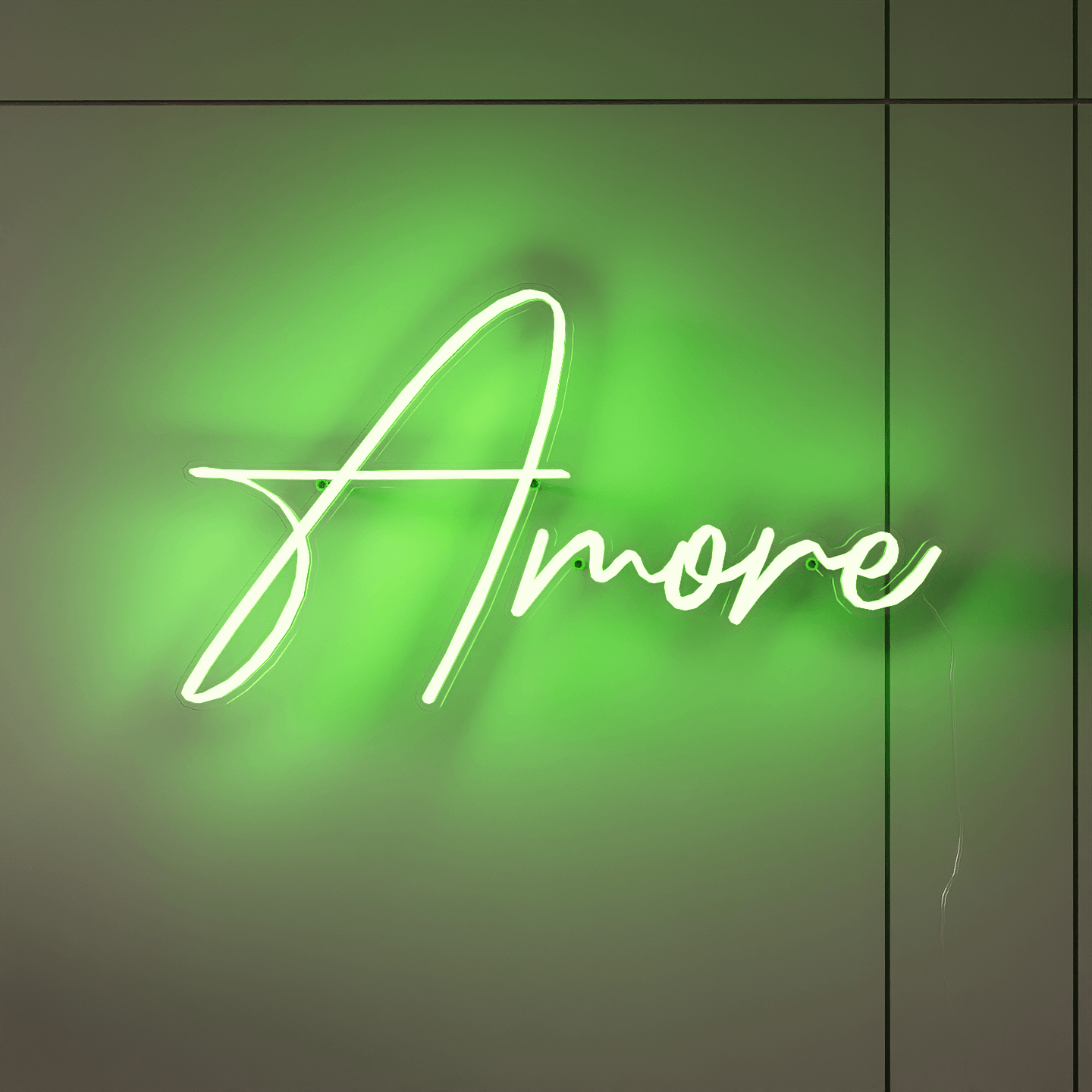 a unique sign where guests can interact, like having parts of the letters in 'amore' where guests can attach notes or photos.