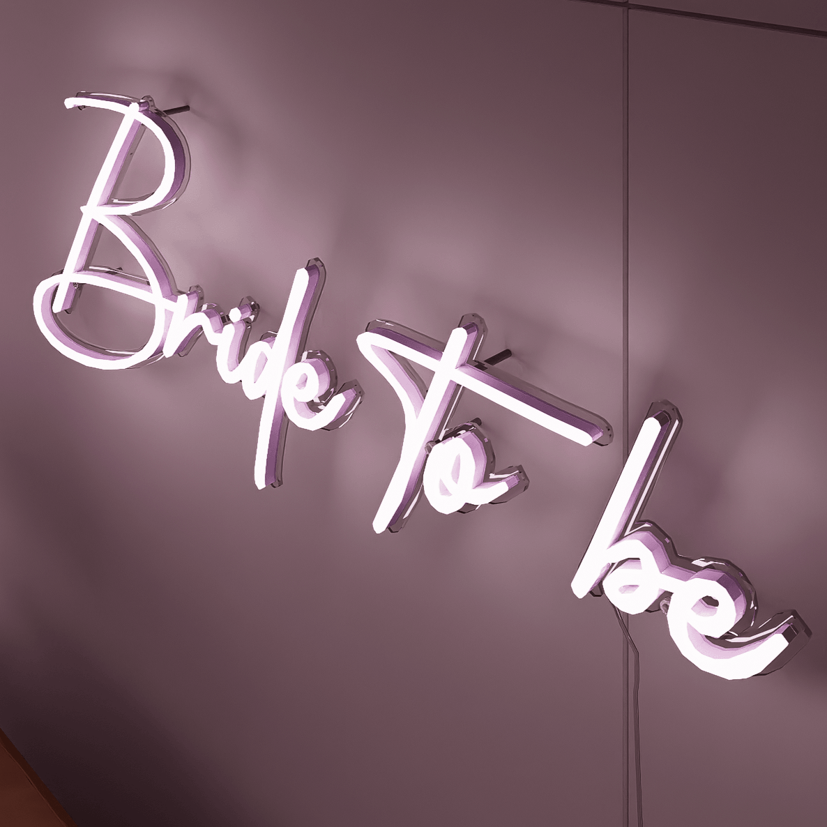 light-up-white-neon-lights-hanging-on-the-wall-for-display-bride-to-be-one