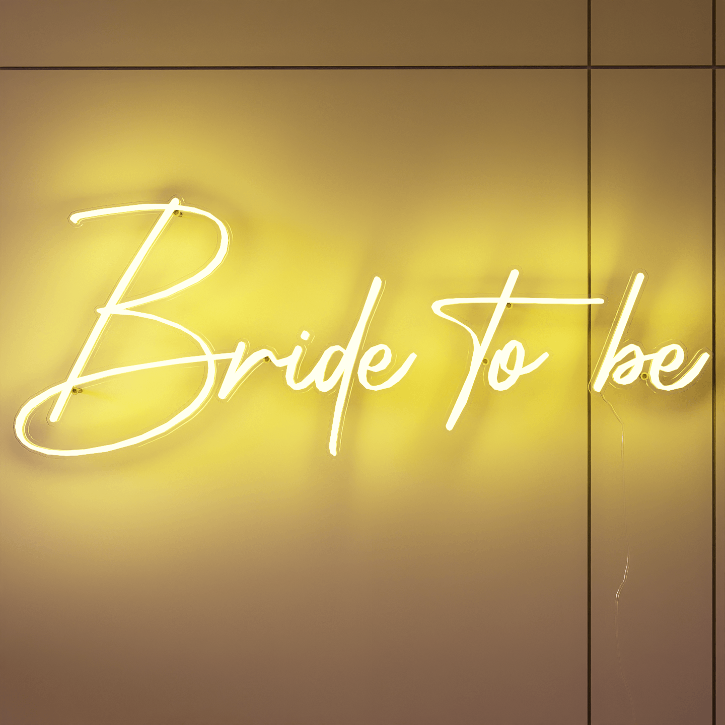 light-up-yellow-neon-lights-hanging-on-the-wall-for-display-bride-to-be-one