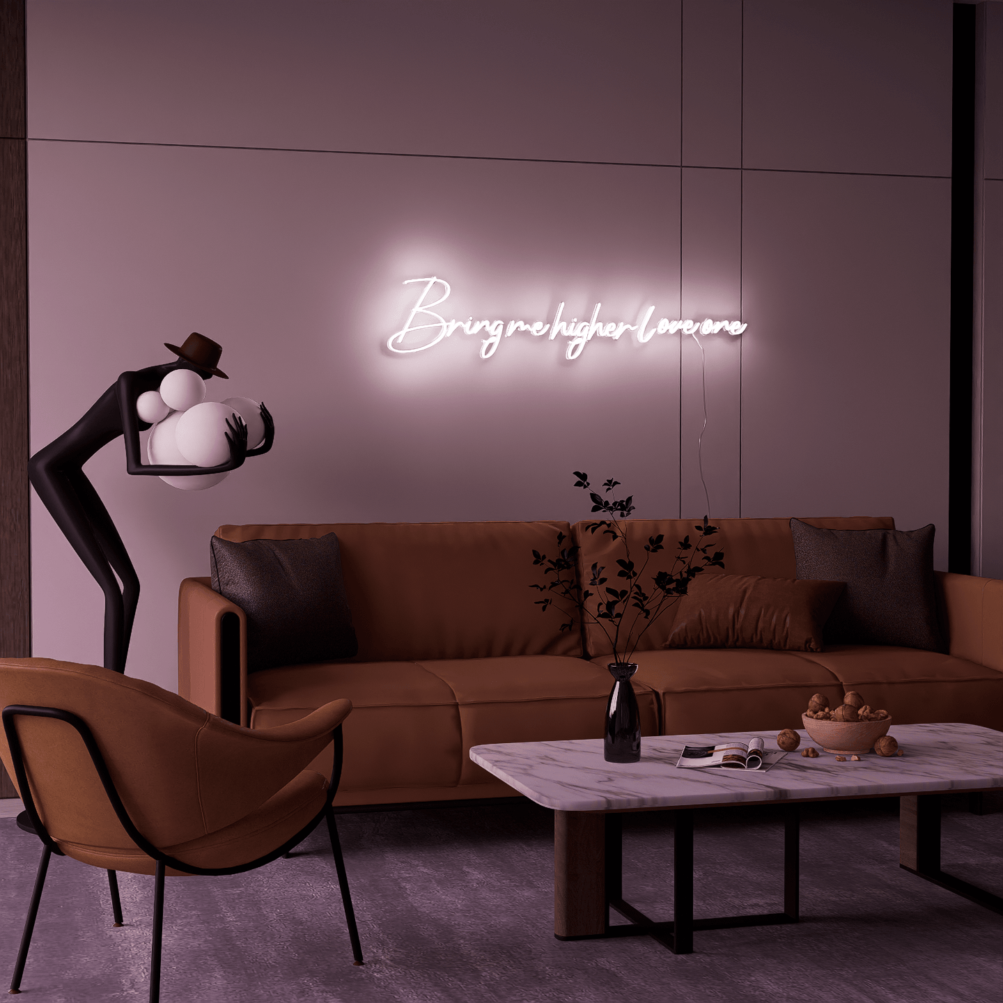 light-up-white-neon-lights-hanging-on-the-wall-for-display-bring-me-higher-love-one
