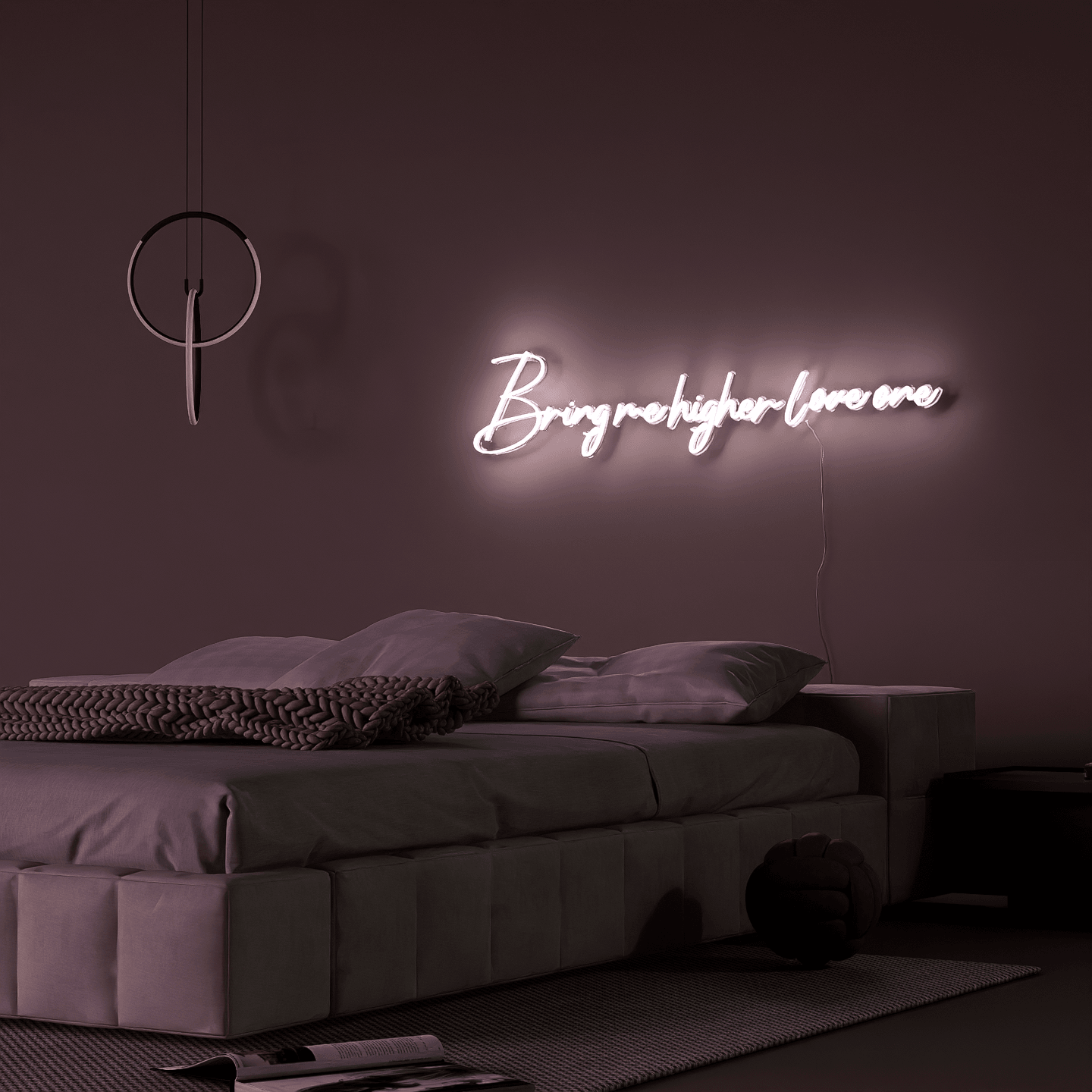 light-up-white-neon-lights-hanging-on-the-wall-for-display-bring-me-higher-love-one