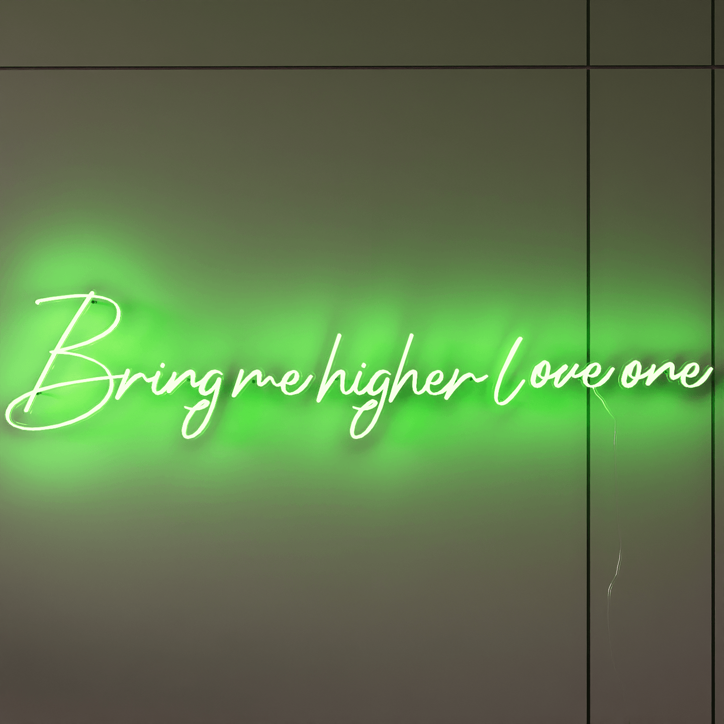 light-green-neon-lights-hanging-on-wall-for-display-bring-me-higher-love-one
