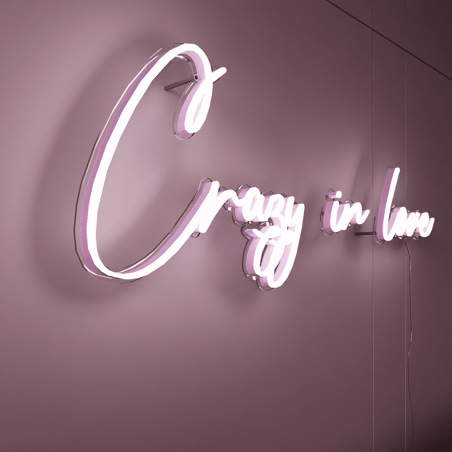 side-shot-of-lit-white-neon-lights-hanging-on-wall-for-display-crazy-in-love
