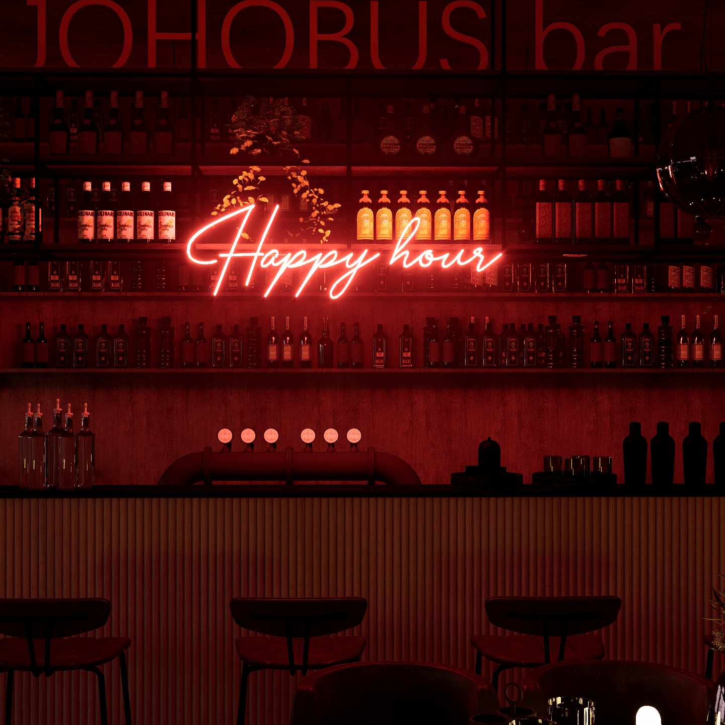 red-neon-lights-are-lit-on-the-bar-cabinet-at-night-happy-hour