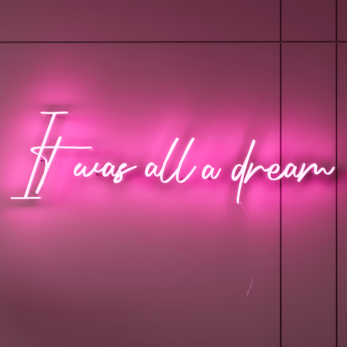 frontal-shot-of-lit-pink-neon-lights-hanging-on-the-wall-for-display-it-was-all-a-dream
