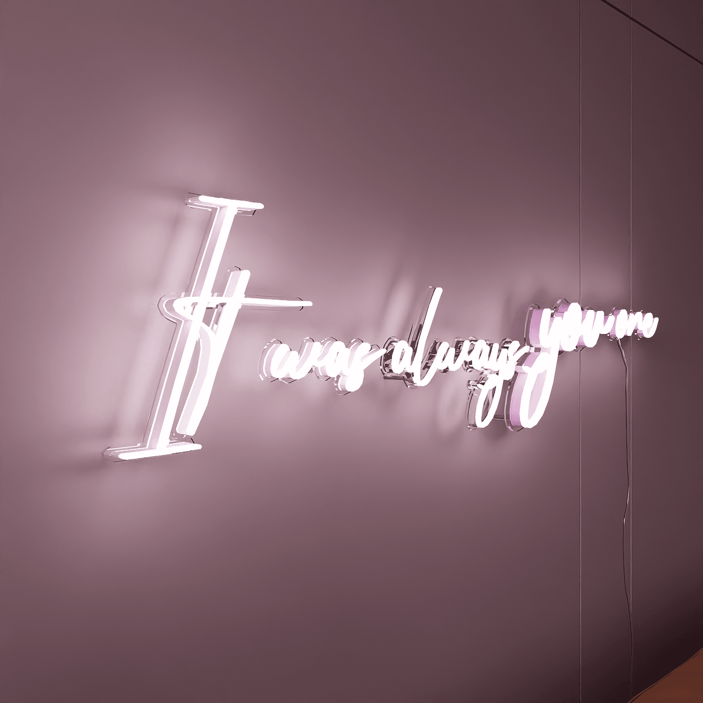 side-shot-of-lit-white-neon-lights-hanging-on-wall-for-display-it-was-always-you-one