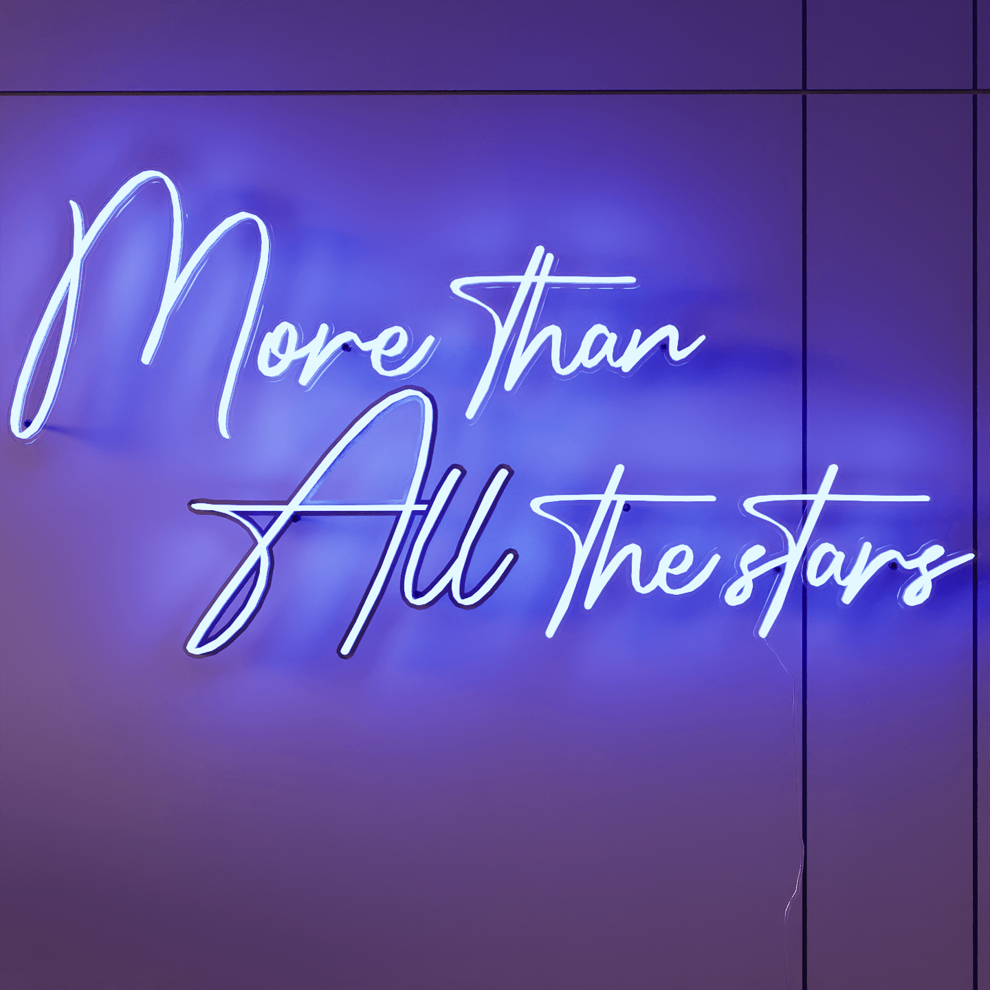 frontal-shot-of-blue-neon-lights-lit-up-at-night-and-hung-on-the-wall-for-display-more-than-all-the-stars