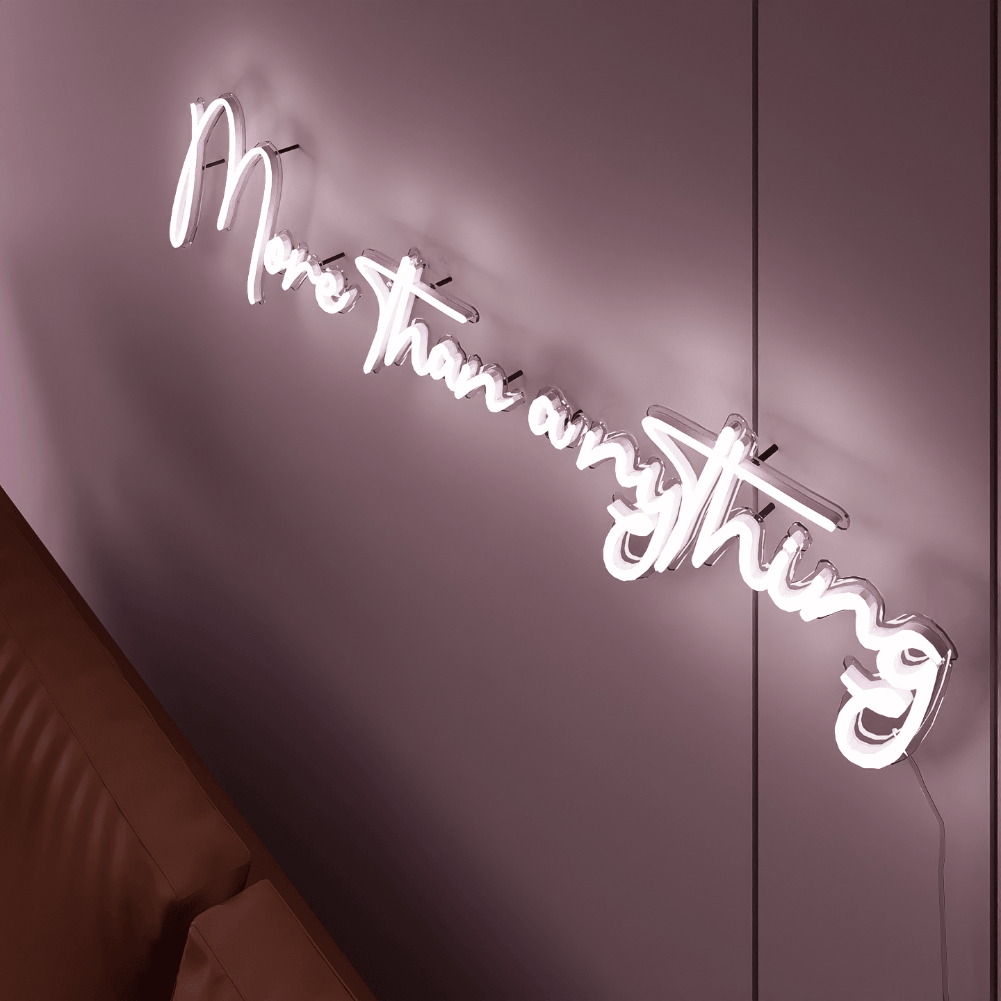 side-shot-of-illuminated-white-neon-lights-hanging-on-the-wall-at-nightmore-than-anything