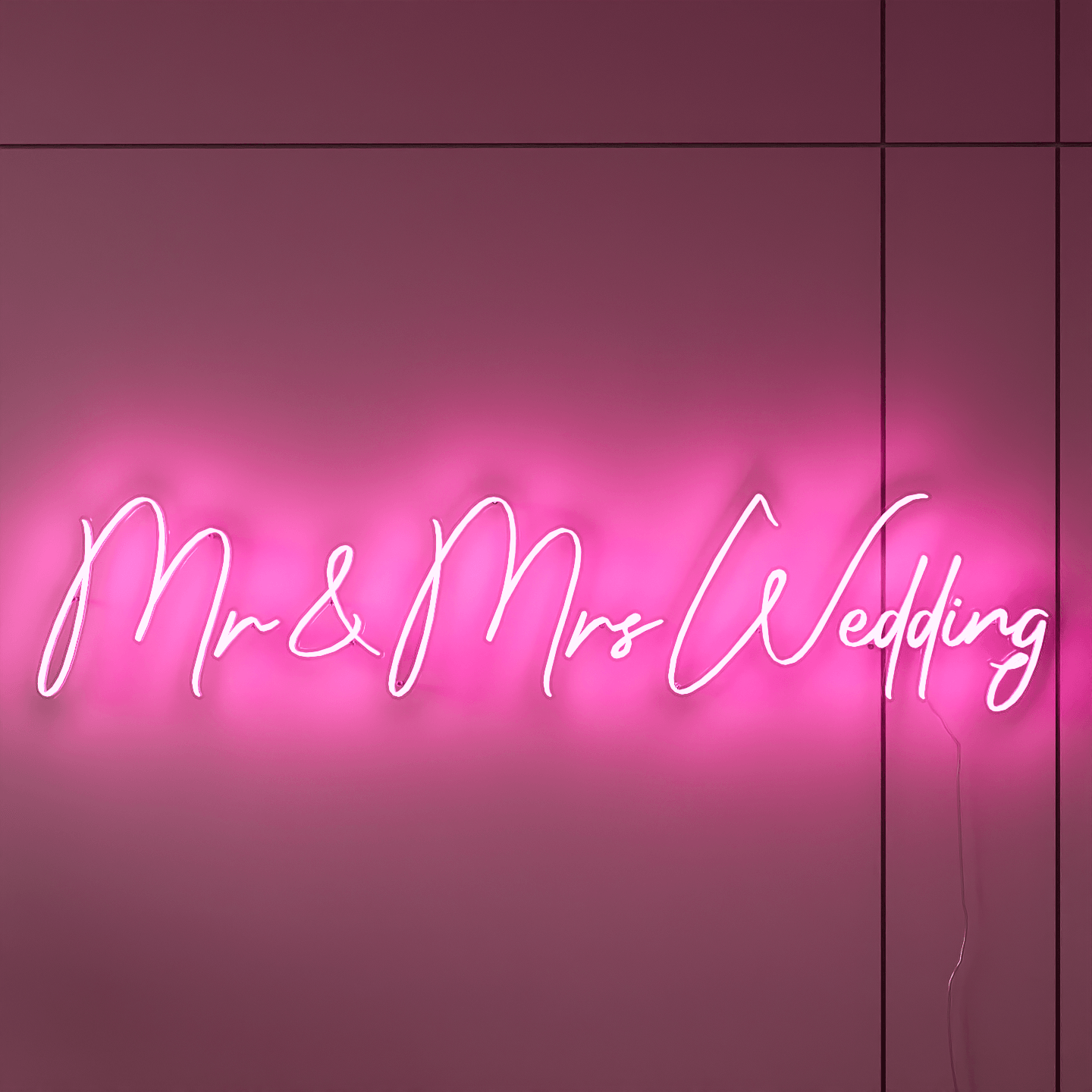 late-lit-pink-neon-light-hanging-on-the-wall-&-mrs-wedding