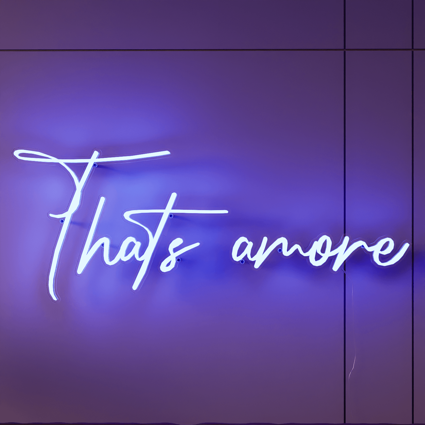 frontal-shot-of-blue-bright-white-neon-lights-hanging-on-the-wall-in-the-dark-night