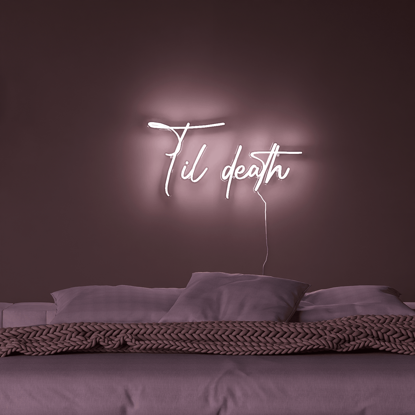 LED Neon Sign-Til Death