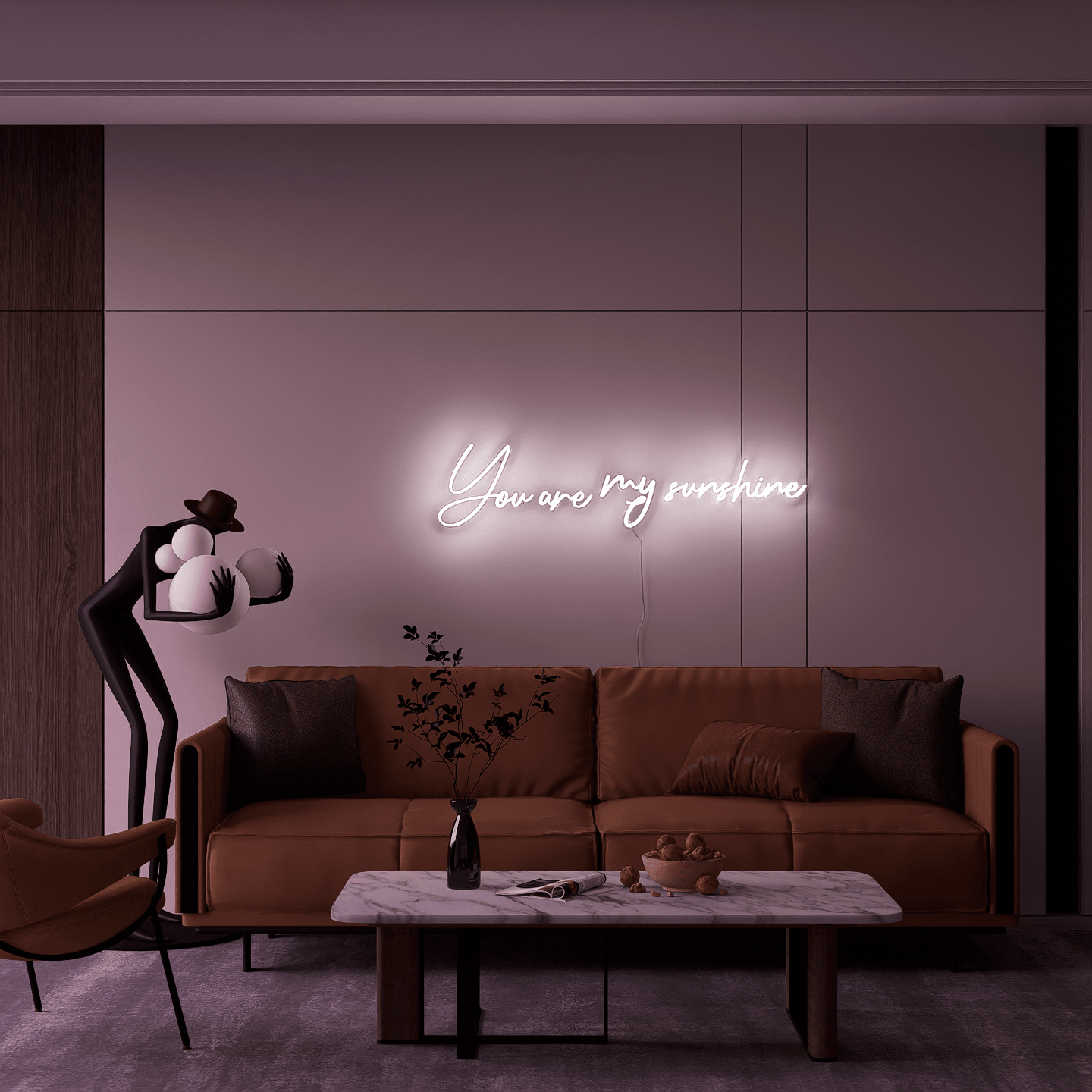 frontal-shot-of-white-neon-light-hanging-on-wall-you-are-my-favourite