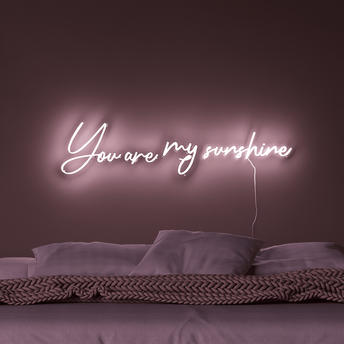 frontal-shot-of-illuminated-white-neon-lights-hanging-on-the-wall-you-are-my-favourite
