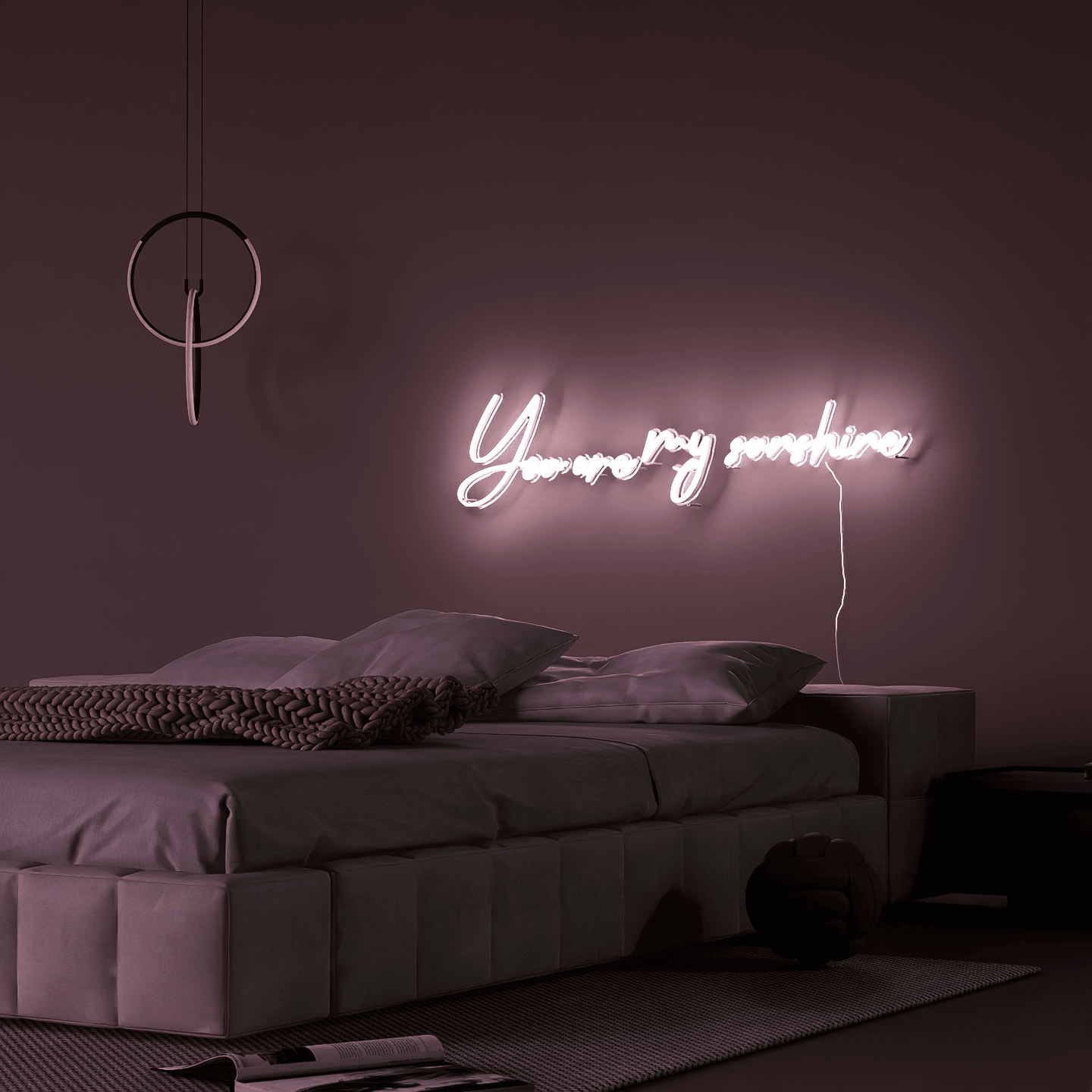frontal-shot-of-illuminated-white-neon-lights-hanging-on-the-wall-you-are-my-favourite