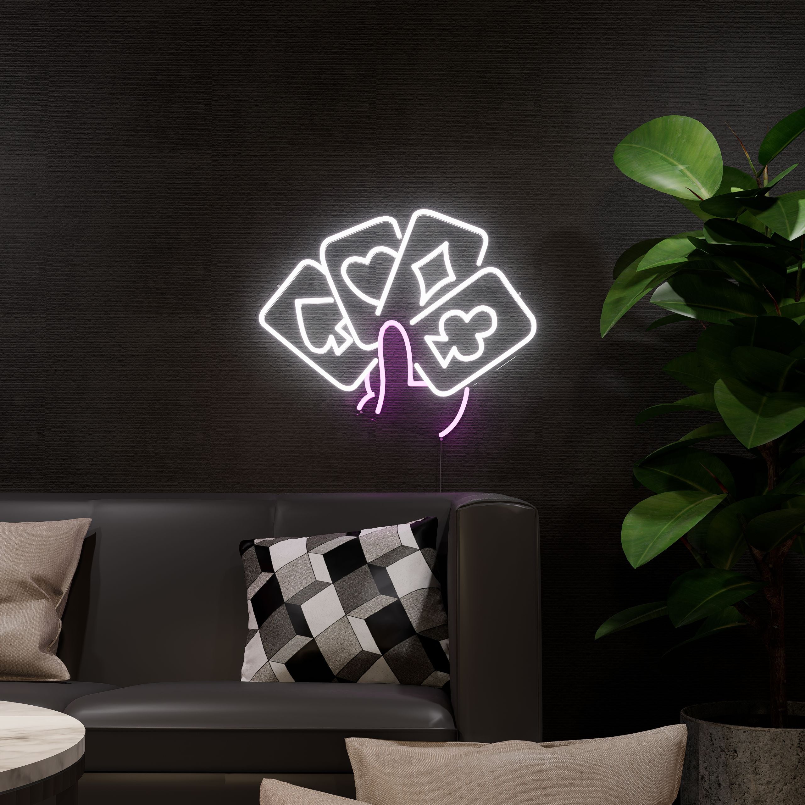 good Texas poker neon sign