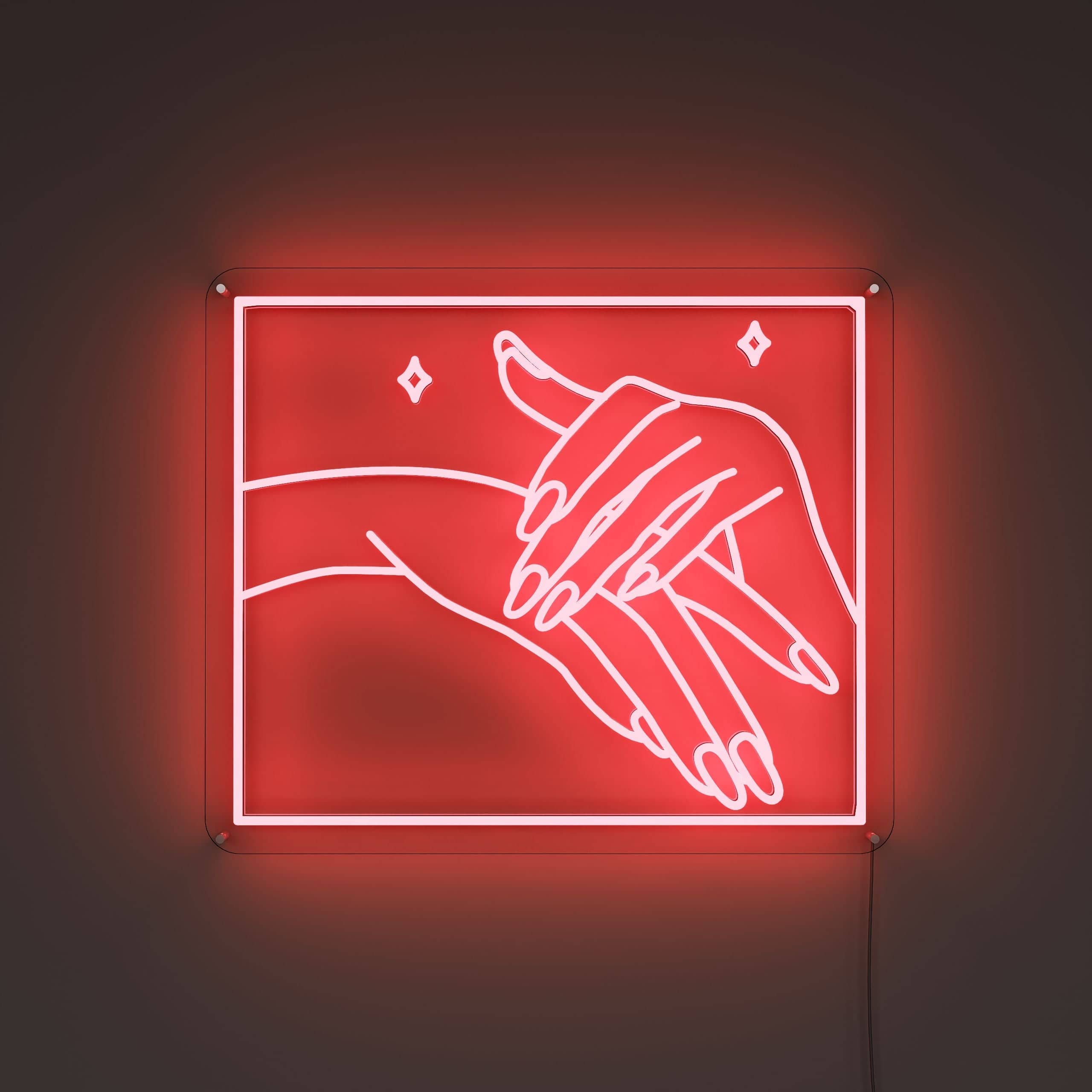 sparkling-star-nail-patterns-neon-sign-lite
