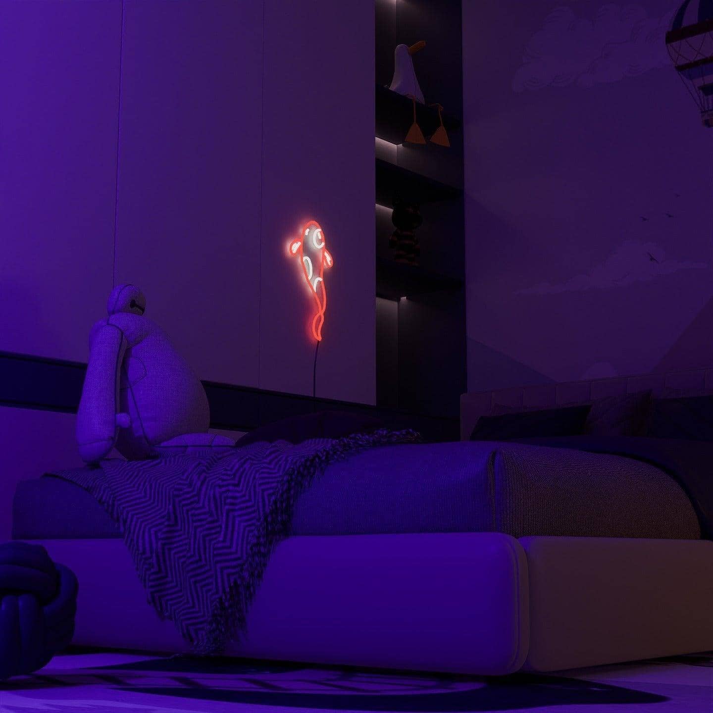 light-up-neon-lights-and-hang-them-in-your-bedroom-for-display-koifish