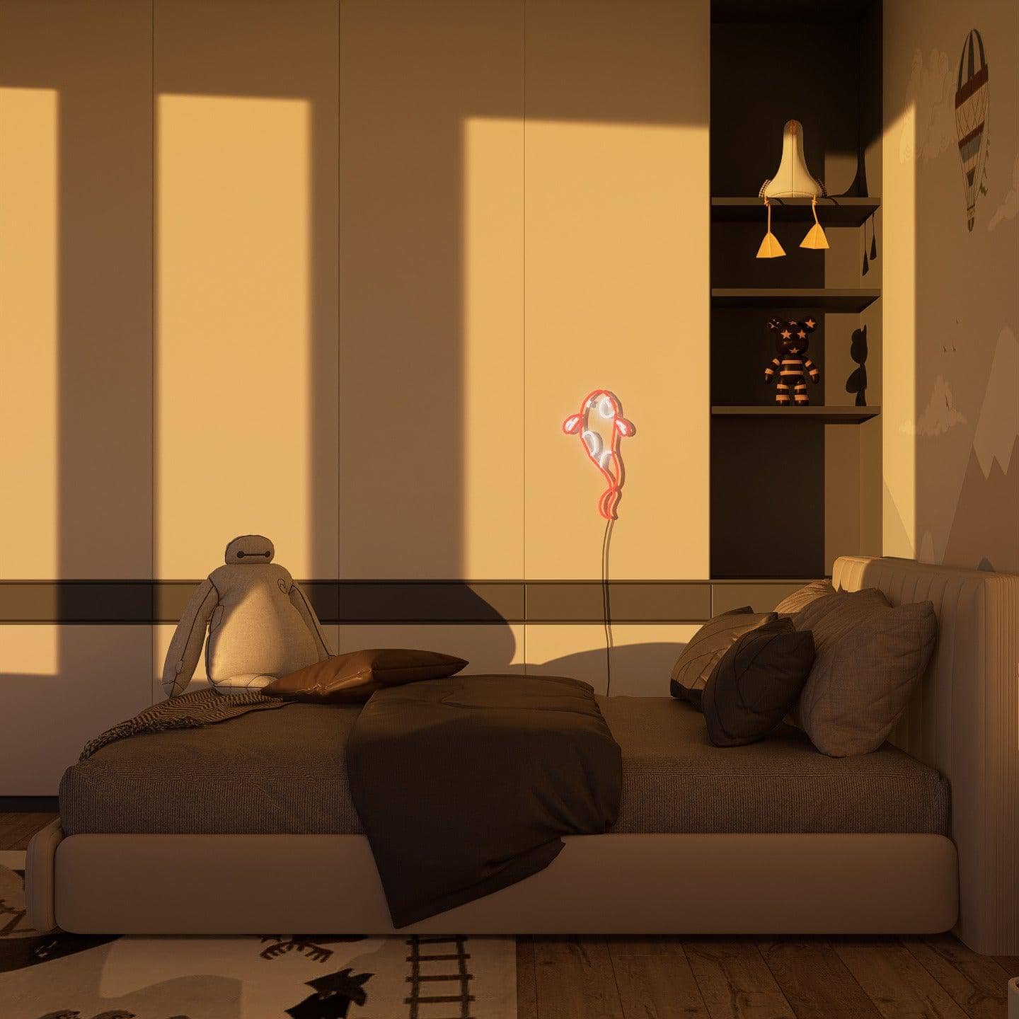 light-up-neon-lights-and-hang-them-in-your-bedroom-for-display-koifish