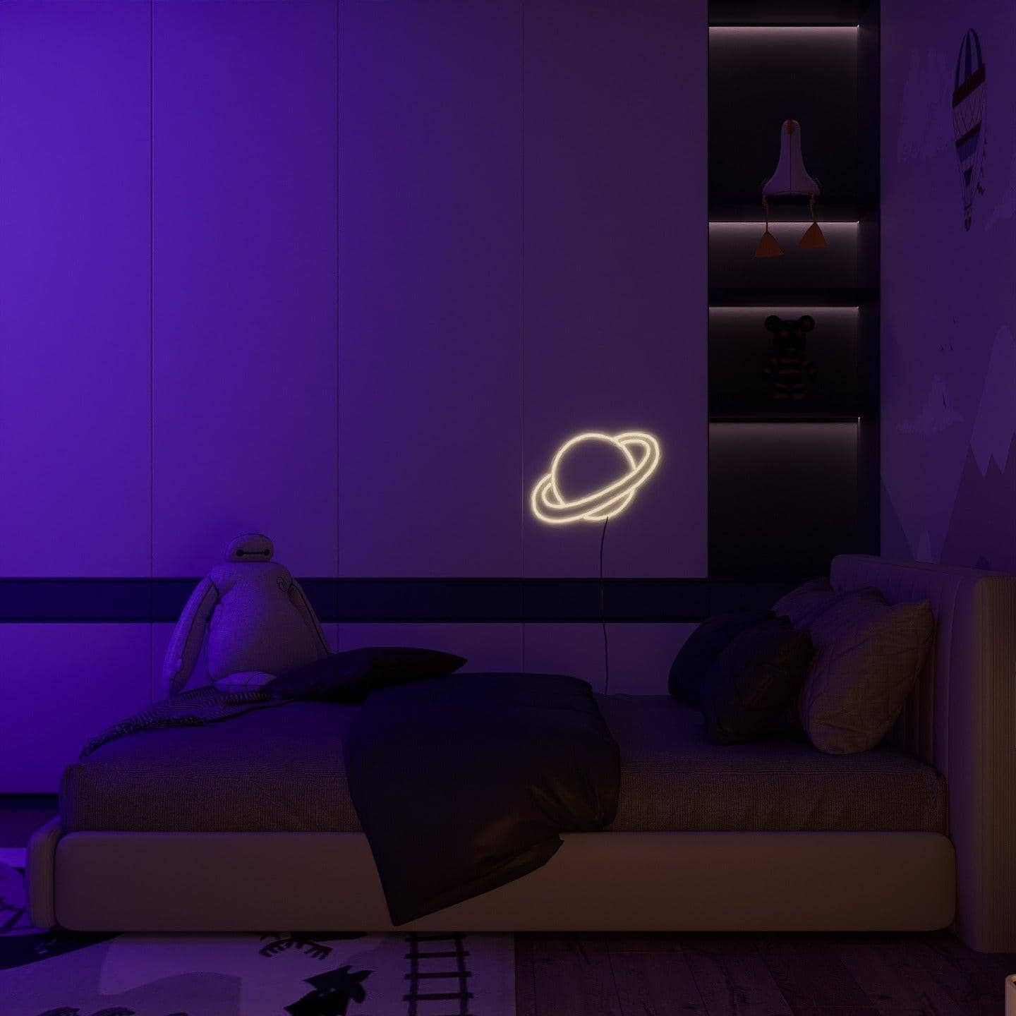 light-up-neon-lights-and-hang-them-in-your-bedroom-for-display-saturn