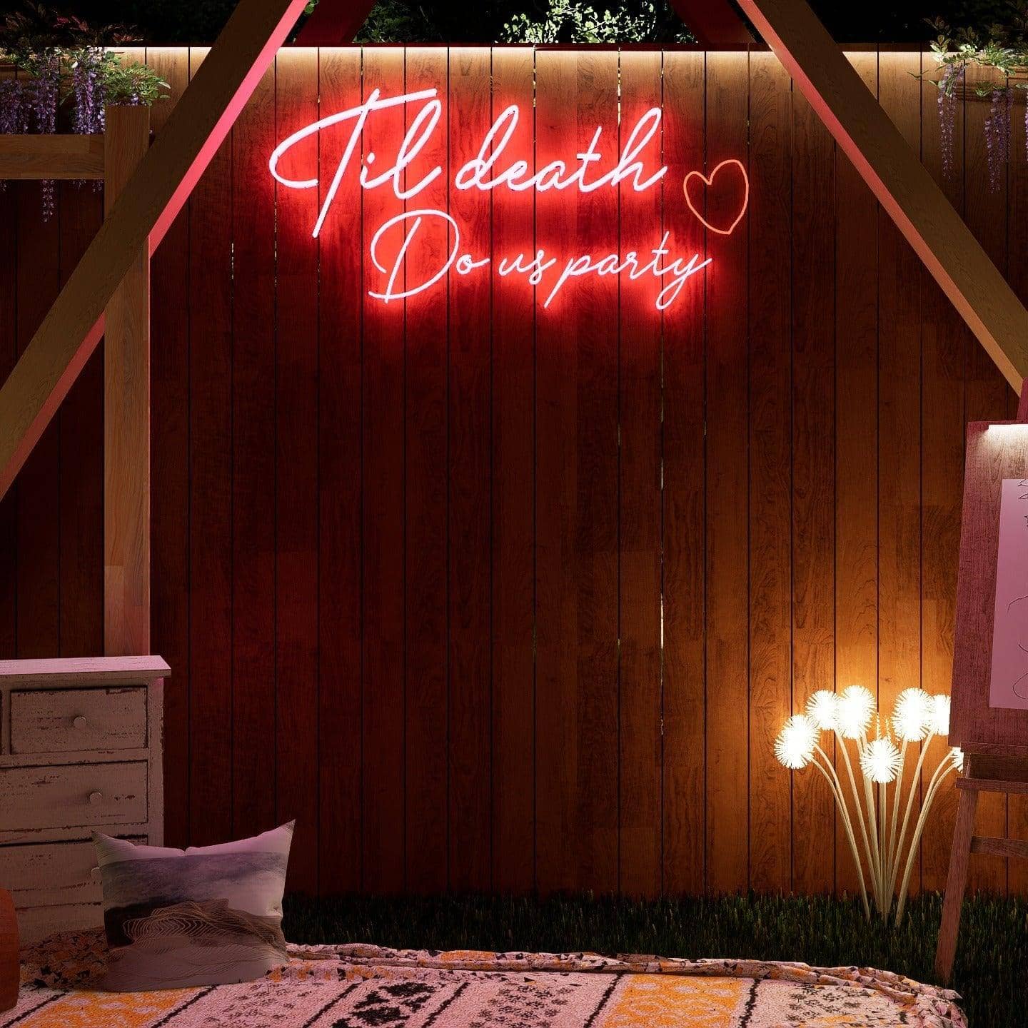 outdoor-night-shot-of-pink-neon-sign-til-death-do-us-party