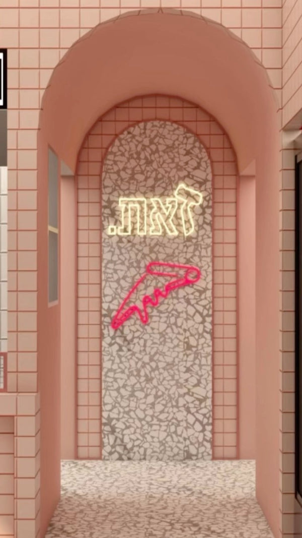 How can I design a custom neon sign to match my brand and space, and w