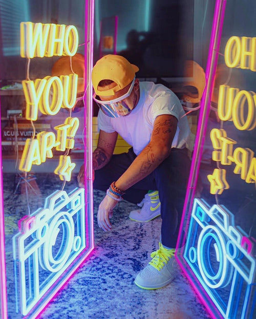 What is a Neon Name Sign and how does that reflect modern aesthetics; culture and identity?