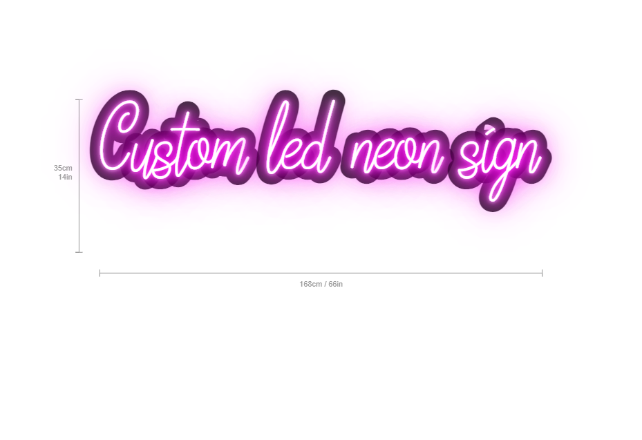 How do I create a custom LED neon sign that reflects my unique style and meets my specific needs?