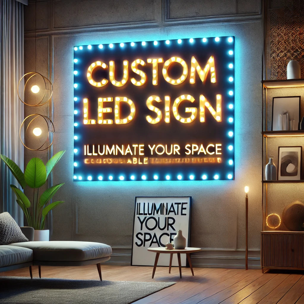 What are the benefits and applications of custom LED signs in modern businesses?