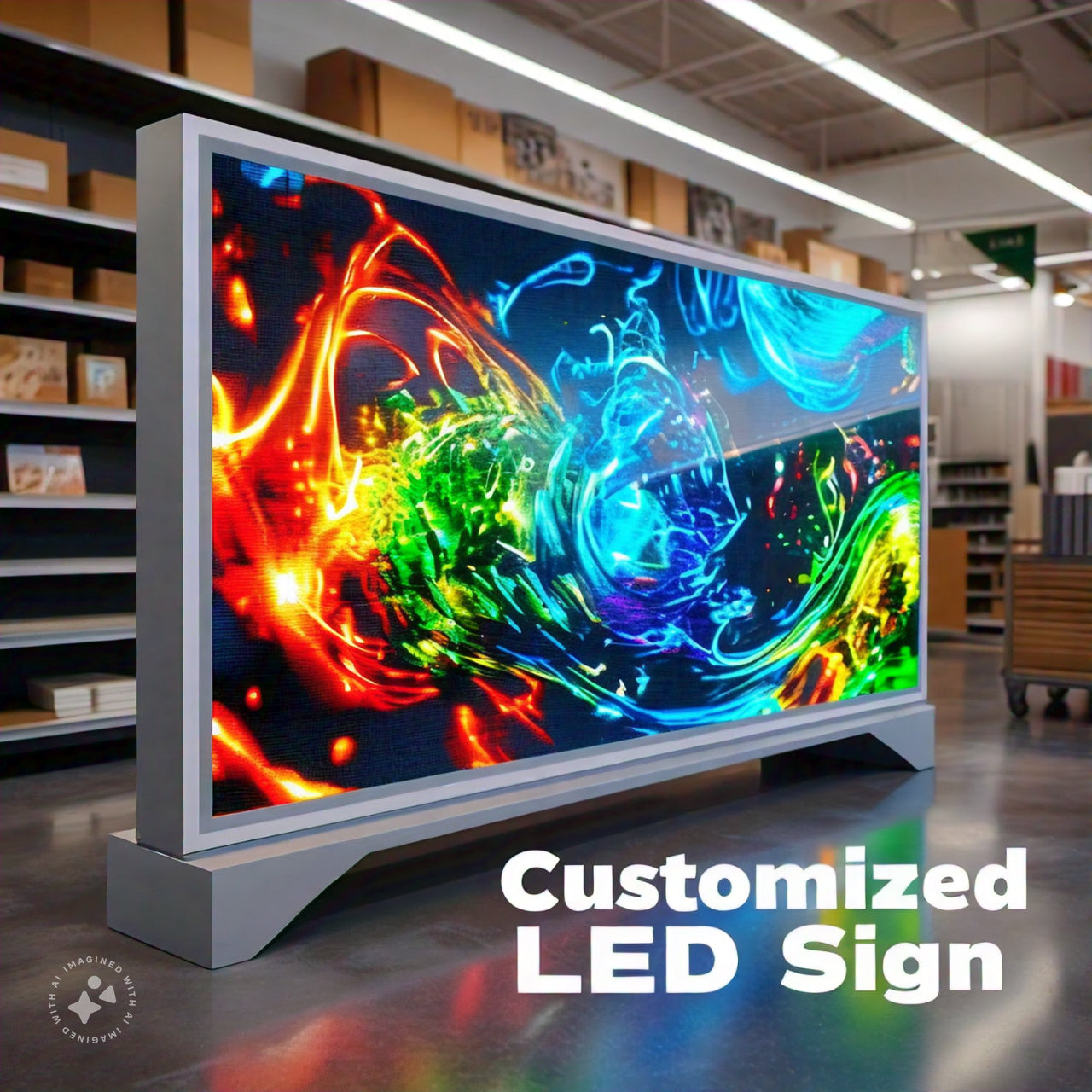 How can I effectively customize LED signs to meet my personal or business needs?