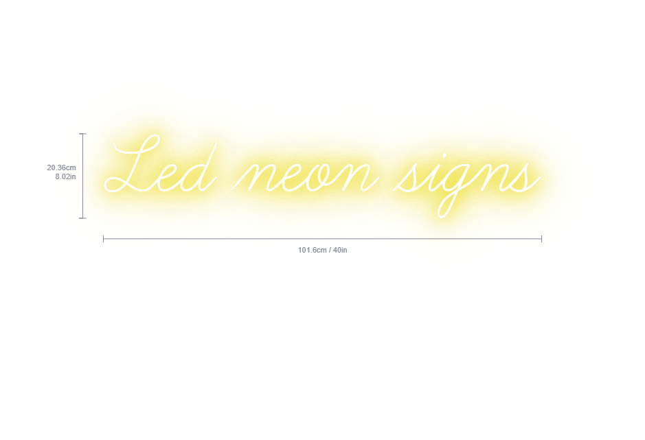 What are LED neon signs, how do they work, and what are their advantages and applications?