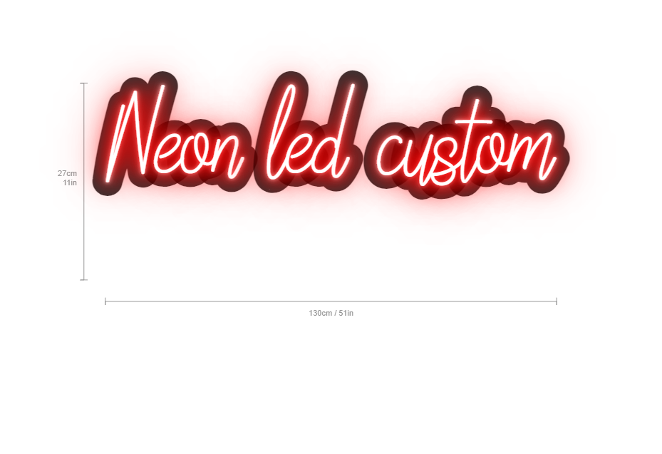 What are the key benefits of using custom neon LED signs for businesses, and how can they effectively enhance brand visibility and customer engagement?