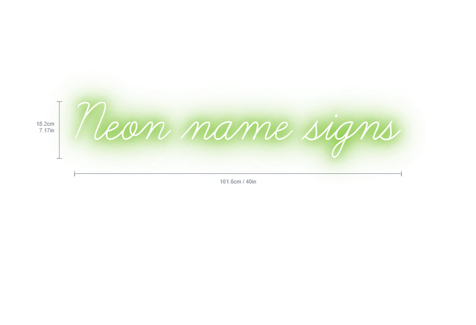 What are neon name signs, and why have they become a popular choice for personalization and decor?