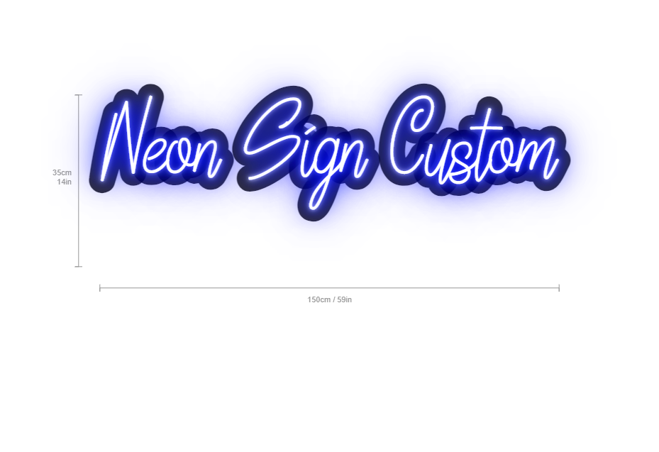 How do you design, create, and install a custom neon sign, and what factors should you consider throughout the process?