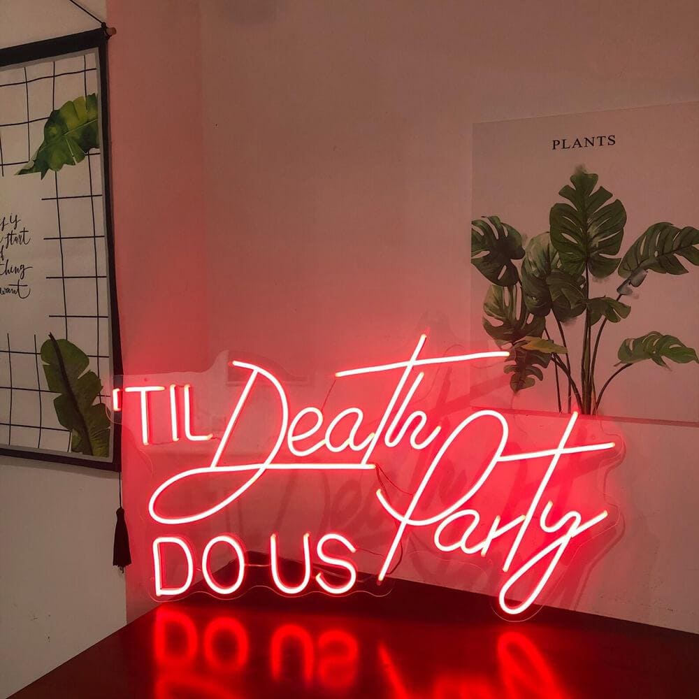 Neon Wall Signs add a vibrant and stylish glow to your decor