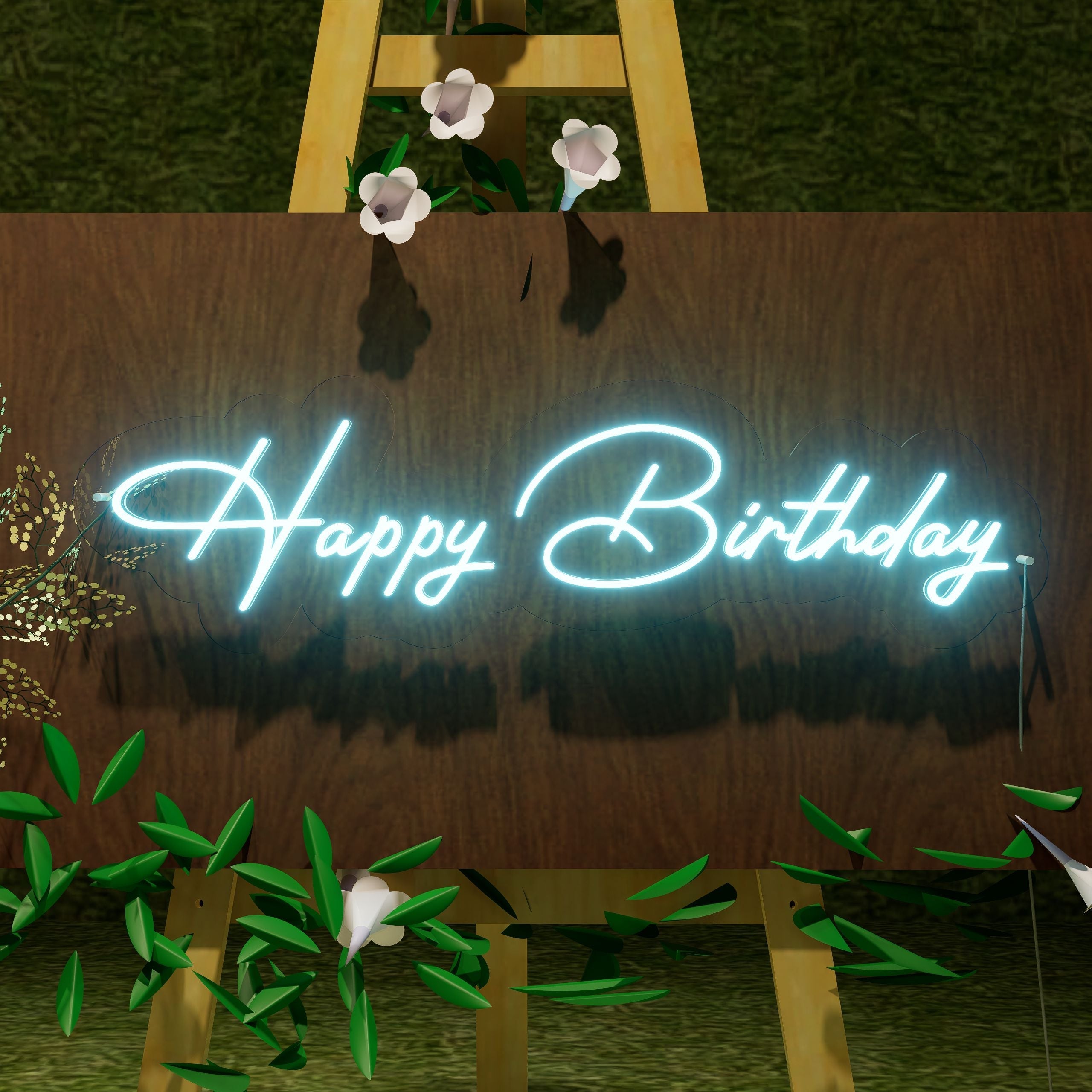 Birthday neon sign collection